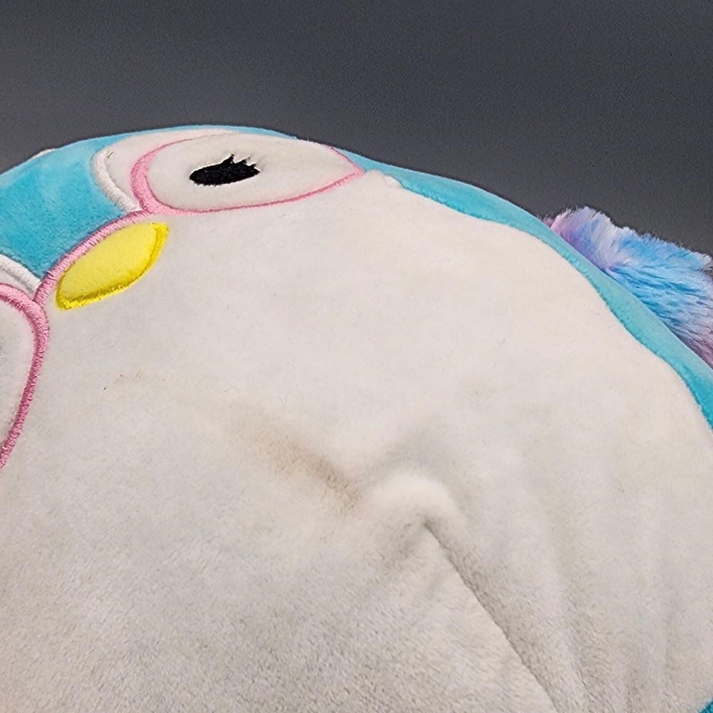 Squishmallows Raina the Penguin 8" Plush, Bright Blue Penguin With Glasses, Rare - Picture 6 of 8